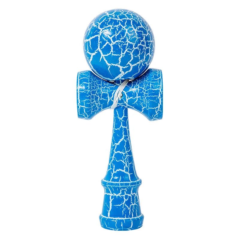 Crack Painted Kendama Toy Outdoor Fitness Balls Train Eye - Hand Coordination for Children Adults Outdoor Fun Juggling Sports Ball - Uzyo
