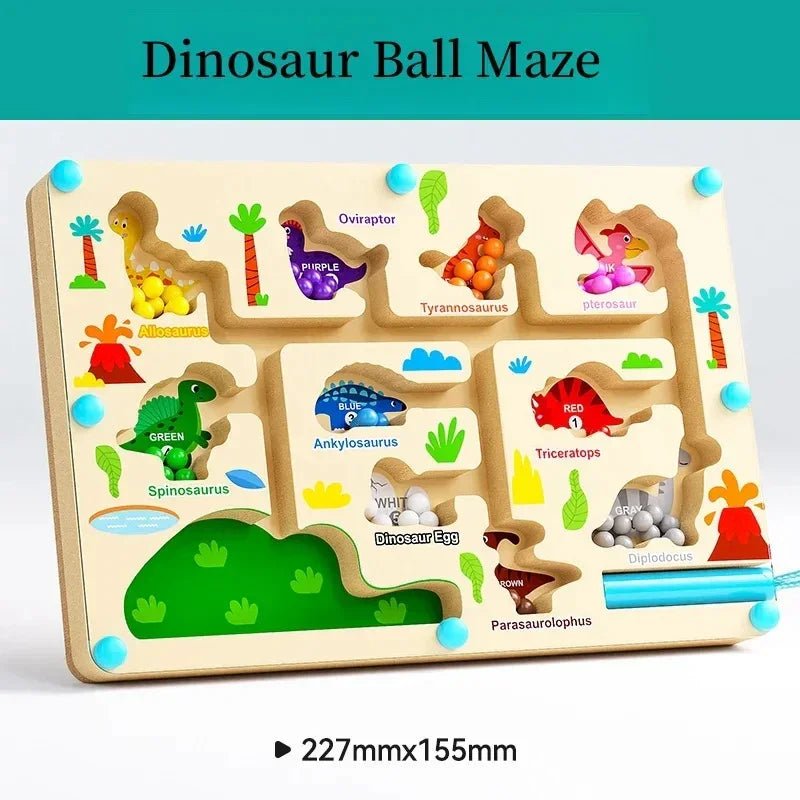 Magnetic Maze Toy with Magnetic Digital Beads for Puzzle Practice and Attention Training Games - Uzyo