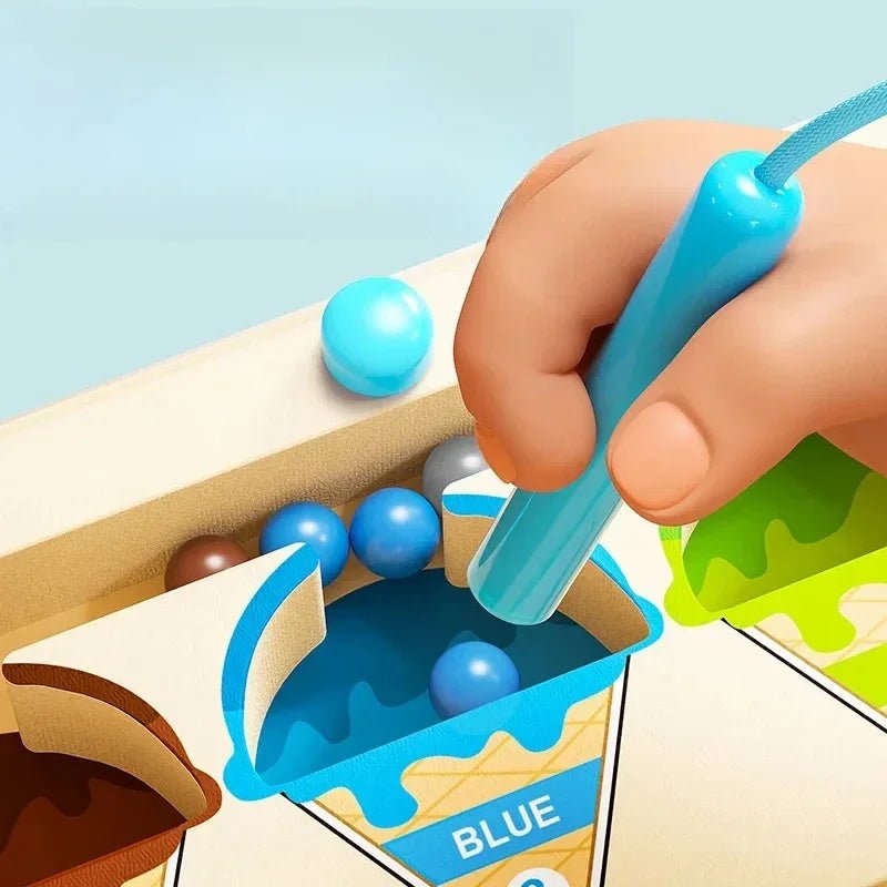 Magnetic Maze Toy with Magnetic Digital Beads for Puzzle Practice and Attention Training Games - Uzyo